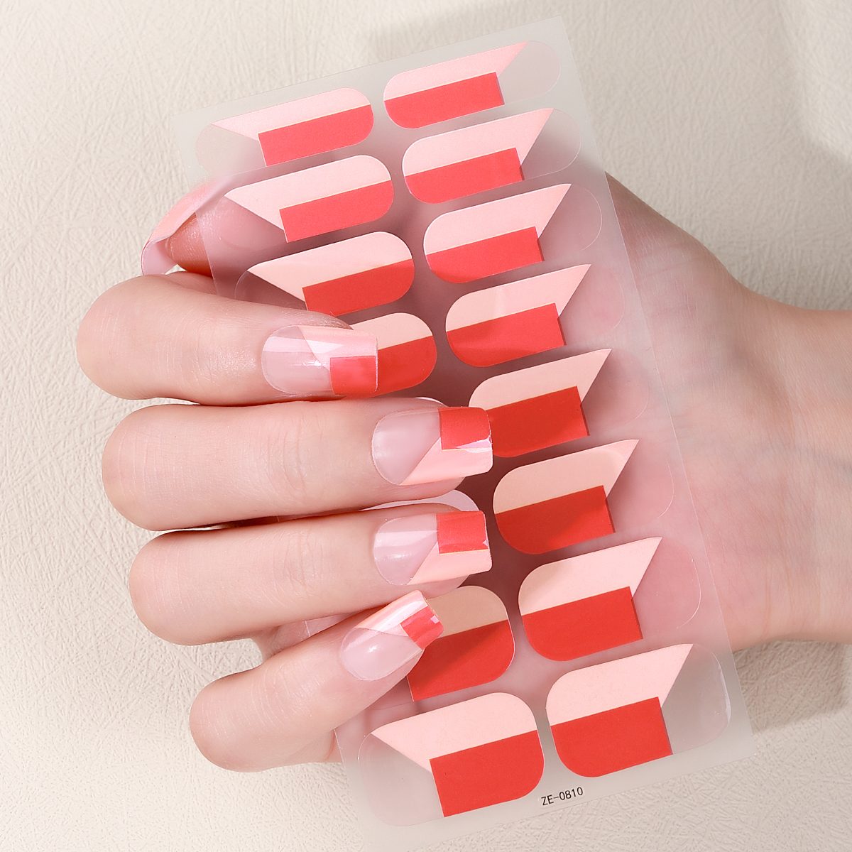 16Tips Full Cover French Nail  - Full Cover Adhesive 评论和价格