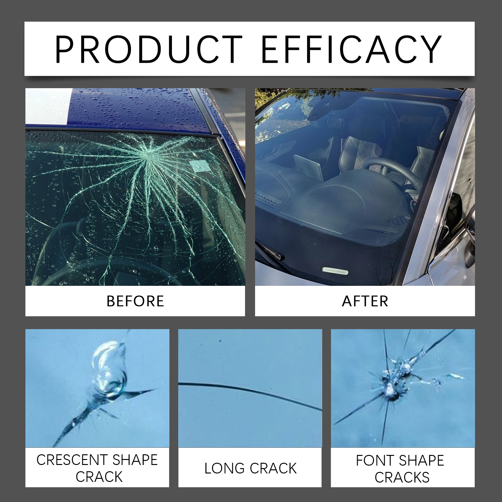 Car Windshield Crack Repair Re - Liquid Uv Glue Kit 评论和价格