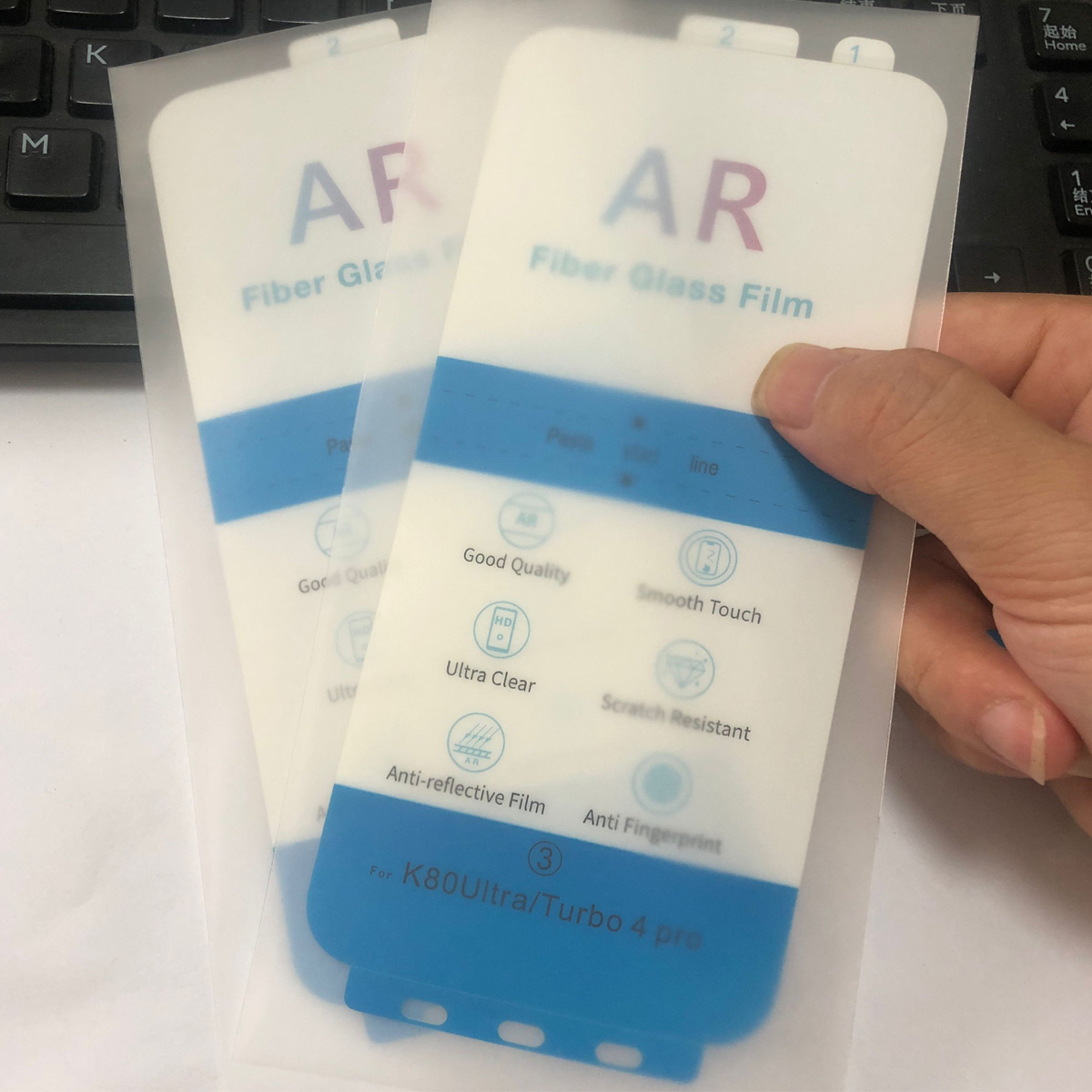 2Pcs AR Anti-Reflection PET Fi - Screen Alignment Tool 评论和价格