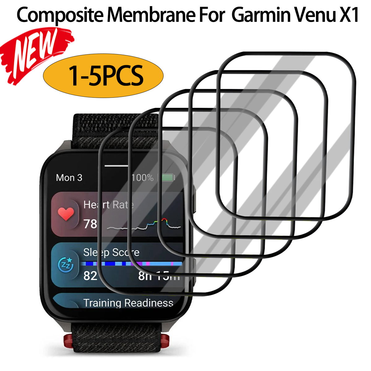 Anti-scratch Film For Garmin V - Curved Edge Screen 评论和价格