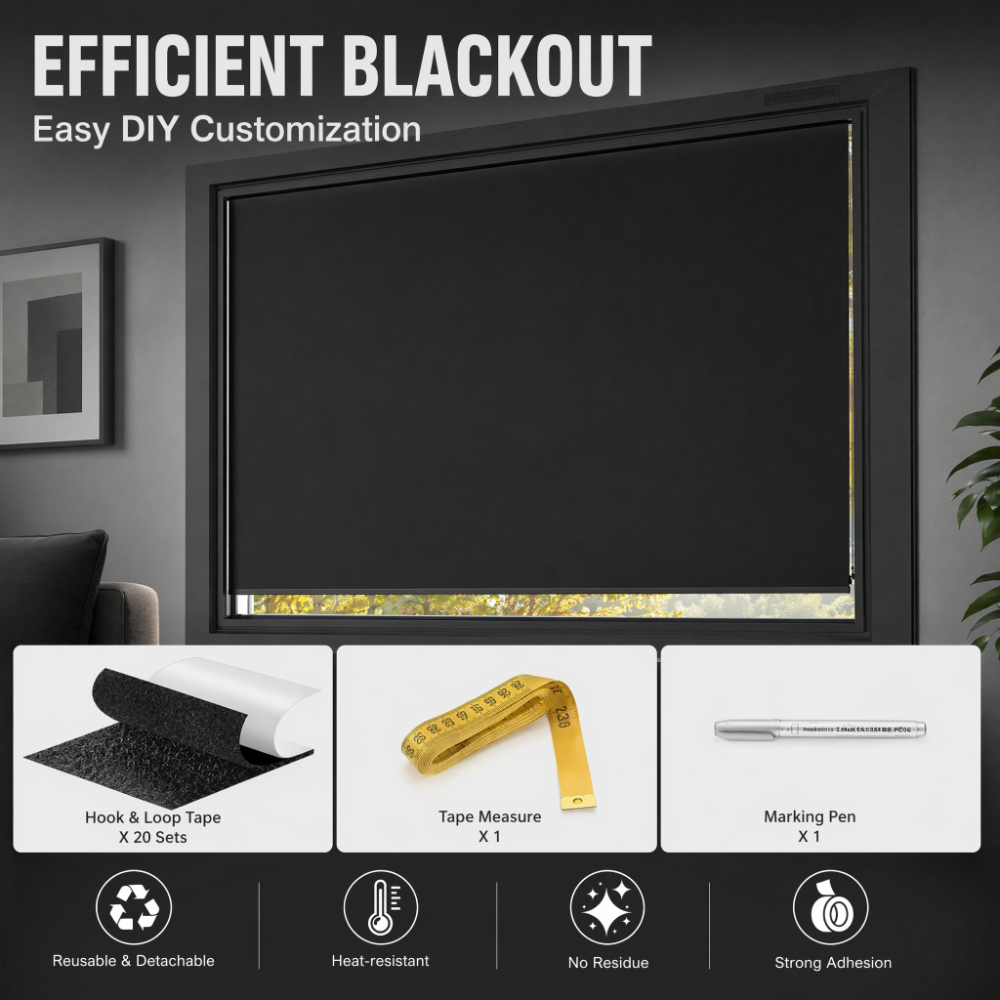 100% Blackout Curtain Darkest  - Privacy Screen Protector 评论和价格