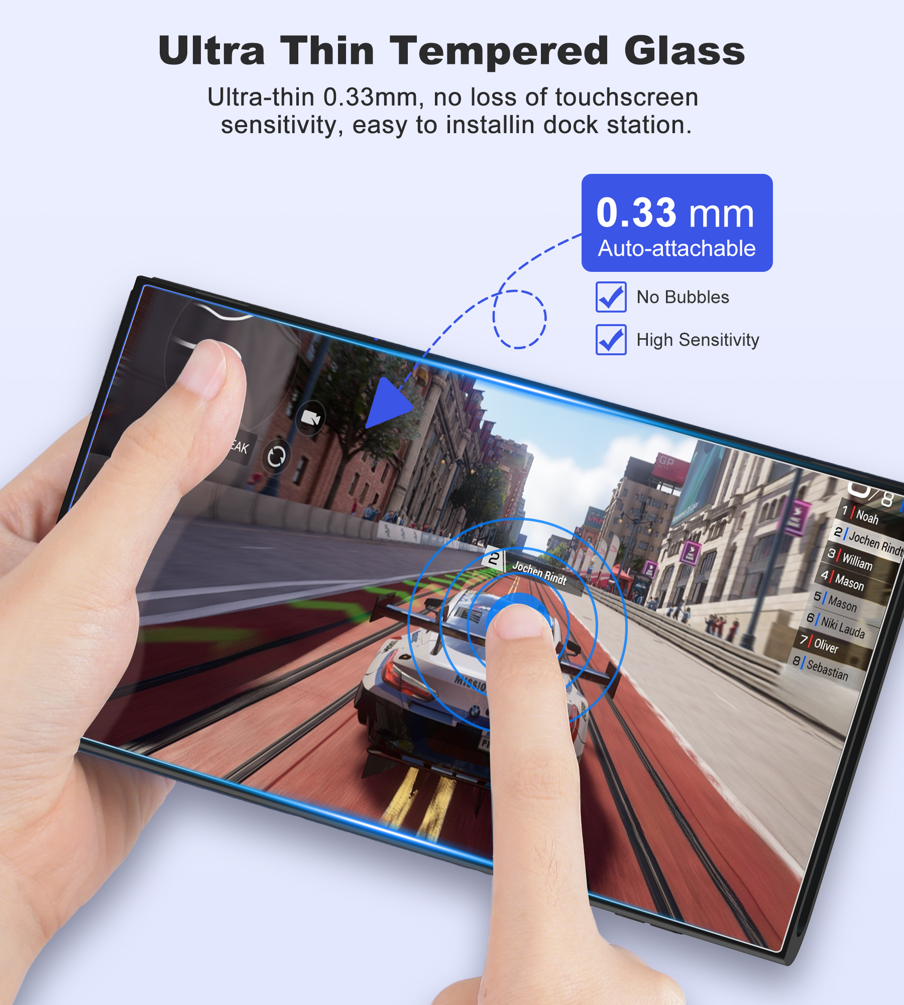BEBONCOOL 2-Pack Tempered Glas - Screen Alignment Tool 评论和价格
