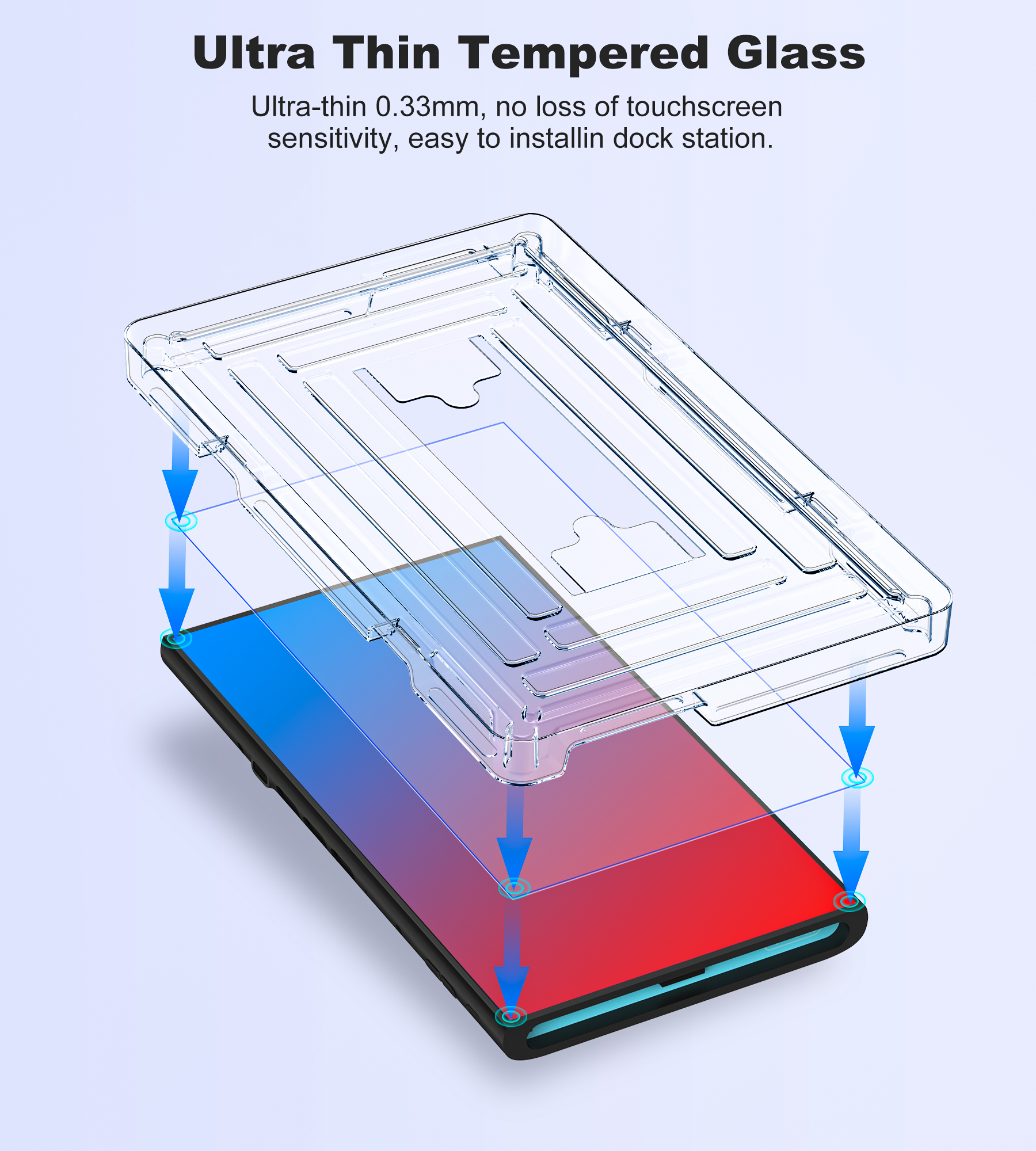 BEBONCOOL 2-Pack Tempered Glas - Screen Alignment Tool 评论和价格