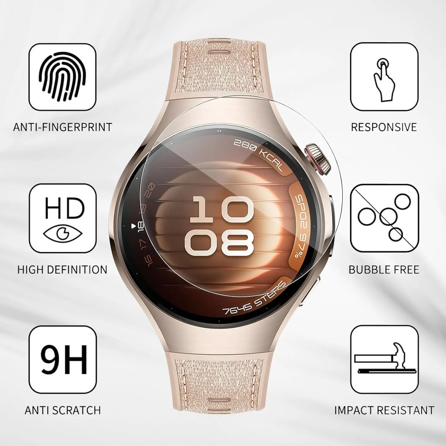 Hydrogel Film For Huawei Watch - Hydrogel Screen Protector 评论和价格