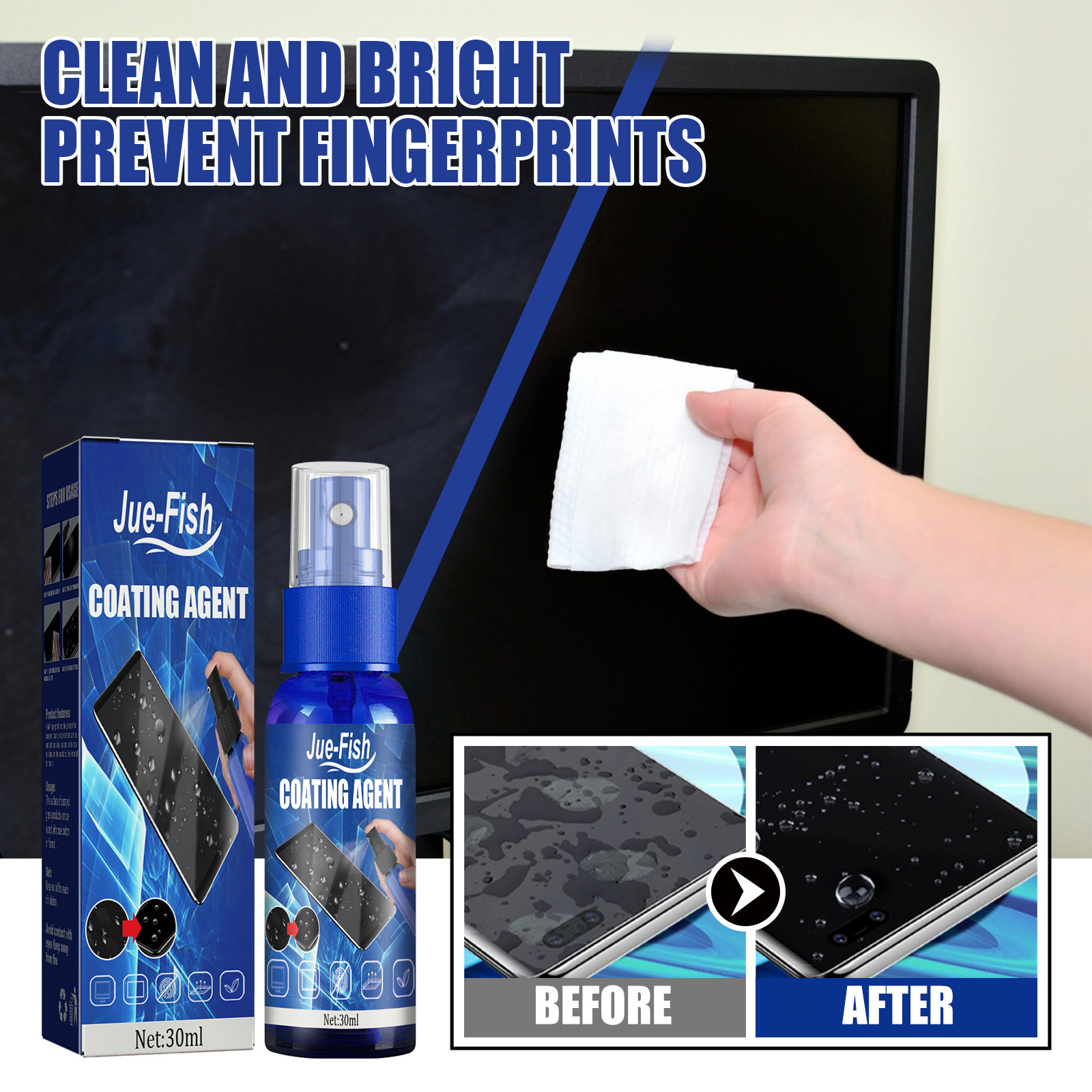 Liquid Screen Protector Spray  - Oleophobic Coating Spray 评论和价格