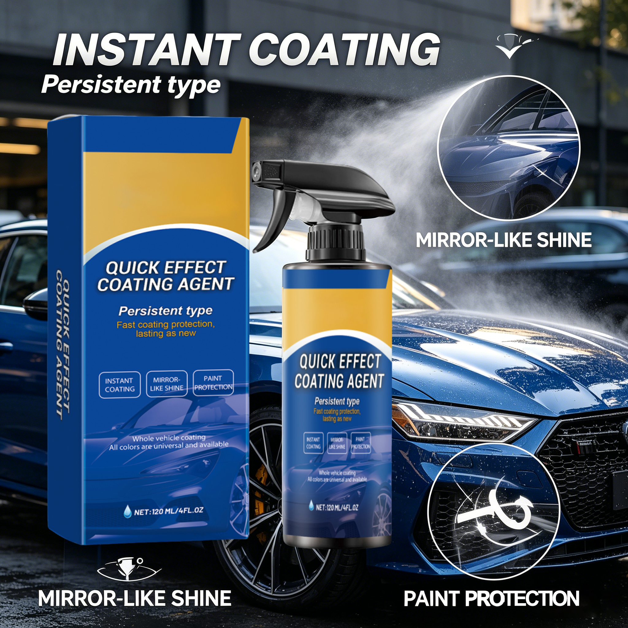 Car Quick Coating Agent Spray  - Nano Liquid Coating 评论和价格
