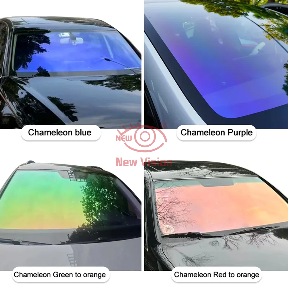 1mX3m 70%VLT Aurora Red Green  - Glass Protector Auto 评论和价格